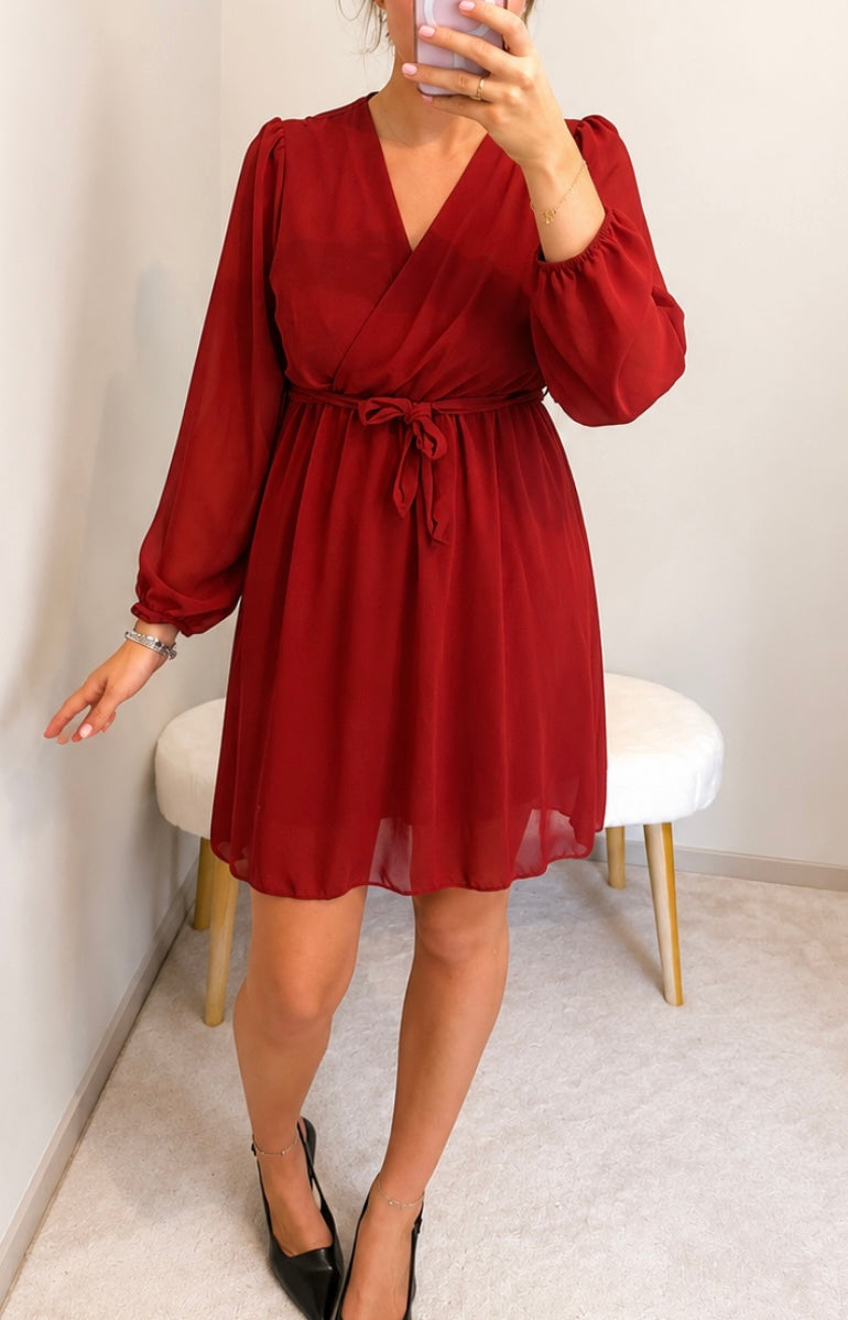 Robe courte Terracotta