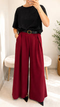 Pantalon bordeaux